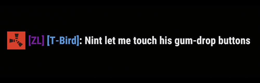 In-game chat showing a monarchy channel message